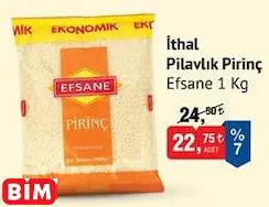 EFSANE İTHAL PİLAVLIK PİRİNÇ EFSANE İTHAL PİLAVLIK PİRİNÇ